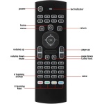 El Mandos a Distancia Inalámbrico de Retroiluminación del Mini Teclado del Ratón de Aire de Voz MX3 Está Disponible para Cajas de Televisión Android,Sensores 3-Gyro y 3-G, Proyectores HTPC Mini PC - Imagen 9