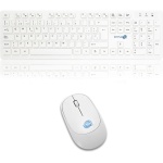 Simpletek - Kit Ratón & Teclado Inalámbrico 2.4G Layout ES | España Spain Keyboard QWERTY con Teclado Numérico Ratón Ergonómico 3 Teclas Receptor USB - Imagen 5