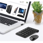 Dioche , Almohadilla Numérica para Ordenador Portátil y Ratón Inalámbrico, Combo de 2,4G, Inalámbrico Ultradelgado, Interruptor de 22 Teclas, Teclado Gratuito y Paquetes de Ratón - Imagen 8