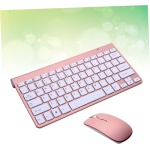 Gatuida Teclado Inalambrico Teclado Tablet Teclado 2.4g Teclado Inalámbrico 2.4g Teclado Inalámbrico De La Computadora Teclado Inalámbrico De La Tableta Oro Rosa Colocar - Imagen 4