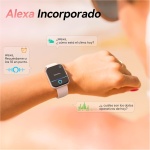 Fitpolo 1.8" Reloj Inteligente Mujer con Llamadas y Alexa Asistente,Smartwatch Mujer con IP68 Impermeable,Monitor de Pulsómetro/Sueño/SpO2,110+ Modos Deportes,Pulsera Actividad Mujer para Android/iOS - Imagen 3