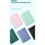 Funda con Teclado Touchpad para Samsung Galaxy Tab S10+ Plus 12.4 Inch 2024 Tablet con Ratón, Teclado Inalámbrico Bluetooth Desmontable, Funda Folio de Cuero(Green) - Imagen 4