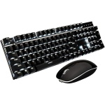 Tubayia - Teclado inalámbrico con ratón y retroiluminación LED para Ordenador de sobremesa y portátil - Imagen 2