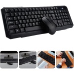 KOMBIUDA Ratón De Teclado Inalámbrico Inalámbricos Combinación Combo y Teclado USB Teclado Inalambrico Sencillo Accesorios De Oficina Teclado con Familiar Abdominales Ordenador Portátil - Imagen 2