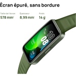 HUAWEI Band 8 Reloj inteligente, pantalla táctil sin bordes, seguimiento del sueño, carga rápida, larga duración, impermeable, compatible con iPhone - Imagen 2