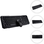KOMBIUDA Ratón De Teclado Inalámbrico Inalámbricos Combinación Combo y Teclado USB Teclado Inalambrico Sencillo Accesorios De Oficina Teclado con Familiar Abdominales Ordenador Portátil - Imagen 7