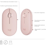 Logitech MK470 Combo con Teclado y Ratón Inalámbrico Estilizado - Compacto, Silencioso, Receptor USB 2.4 GHz, Conectividad Plug n' Play - Disposición QWERTY Italiano - Rosa - Imagen 7