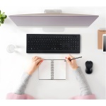 Veemoon 1 Juego De Teclado Y Ratón Inalámbricos Teclado Inalámbrico De Tamaño Completo Ratones Ergonómicos para Ordenador Portátil Y Pc - Imagen 8