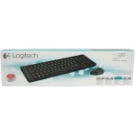 Logitech MK220 Combo con Teclado y Ratón Inalámbrico compacto para Windows, Disposición QWERTY US Internacional - Negro - Imagen 5
