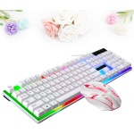 ARTIBETTER Colocar Ratón con Cable USB Accesorios De Juego Teclado Led y Teclado USB y Teclado Iluminado Teclado con Cable De Computadora Teclado Inalambrico Teclado Cableado - Imagen 7