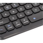 Fockety Teclado y Ratón Inalámbricos, Combinación de Teclado y Ratón Inalámbricos para Juegos de 10 Pulgadas con Receptor USB Inalámbrico de 2,4 GHz, Juego de Teclado y Ratón Bluetooth (Negro) - Imagen 9