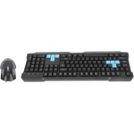 VBESTLIFE Combinación de Teclado y Ratón Inalámbricos Juego de Ratón y Teclado Inalámbrico, Juego de Ratón y Teclado para Juegos Combinaciones de Teclado y Ratón - Imagen 4