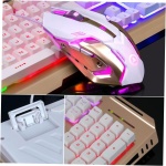 Gadpiparty Teclado Inalámbrico para Juegos Teclado USB Hover Teclado Teclado Mecánico USB Teclado Retroiluminado Bien Teclado LED Teclados De Juego Mecánica Teclado para Juegos Ratón - Imagen 6