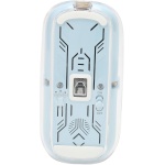 DAUZ Combinación de Ratón y Teclado Inalámbrico, Combinación de Ratón y Teclado de Conexión de Modo Práctico de 3 Modos para PC (Blue) - Imagen 8