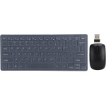 Snufeve6 Juego de Teclado Y Ratón, Teclado Y Ratón Combinado Ratón Inalámbrico Juego de Ratón con Teclado Inalámbrico con Filtro de Teclado para Oficina para el Hogar(Negro) - Imagen 6