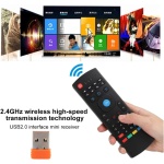 Sxhlseller Ratón Volador Inalámbrico de 2,4G, Control Remoto de Teclado Mini Air Mouse, Mango de Juego Somatosensorial, para Windows/OS X/Android/Linux, Antivibración Inteligente - Imagen 3