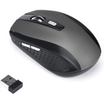 Genérico Navidad 2024 ratón inalámbrico 2,4 receptor USB profesional PC Laptop6 Key ratón óptico inalámbrico (Grey, One Size) - Imagen 2