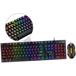 UKCOCO 3 Juegos De Teclado Y Ratón con Cable USB Teclado con Cable Y Ratón Teclado Y Teclado LED Teclados para Portátiles Profesionales con Cable Teclado Inalámbrico LED Parte - Imagen 5