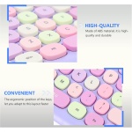 KOMBIUDA 1 Juego Conjunto De Ratón De Teclado Inalámbricos Teclado Inalámbrico Ratones y Accesorios Combo y Teclado USB Wireless Abdominales Oficina Ordenador Portátil Suministros Escolares - Imagen 6