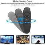 ISTOVO 2.4G RatóN de Aire Teclado Inalambrico Control Remoto para Android TV Caja Computadora IngléS VersióN Giroscopio de 6 Ejes - Imagen 6