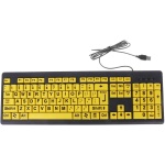 SWEETWU - Teclado con cable USB para ancianos y de baja visión con cable USB para el anciano y el ratón inalámbrico - Imagen 5