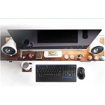 XYLXJ Combinación inalámbrica de teclado y ratón, teclado Bluetooth tamaño completo 2.4G - Imagen 5