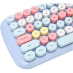 NEZE Combo de Ratón con Teclado Inalámbrico, Ratón de Teclado Inalámbrico Ligero Y Silencioso de 84 Teclas 2.4G para Windows 7 para Windows XP(Color Mezclado Caramelo-Azul Claro) - Imagen 8