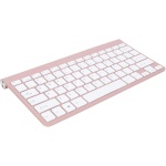 Nemeae 2.4Ghz Ultra-Thin Teclado inalambrico y Mouse Combo con Receptor USB Raton Teclado Conjunto para PC WindowsXP / 7/8/10 (Rosa) - Imagen 2