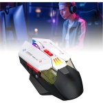 Ratón Inalámbrico para Juegos de PC de 9 Teclas con Retroiluminación RGB, DPI Ajustable, Ratón de Ordenador Recargable para Oficina en Casa, Conmutación de 3 Canales - Imagen 6