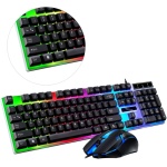 Gadpiparty Colocar Teclado De Computadora con Cable Teclado Led Teclado Inalambrico Led Teclado Inalambrico Mecanico Teclado Mecanico Inalambrico Teclado con Cable Ratón y Teclado USB - Imagen 8