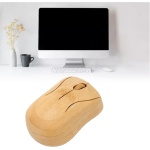 Annadue Dispositivos de Control Informático de Madera de bambú, Dispositivos Inalámbricos Informáticos de 2,4 GHz con Receptor USB, Combinación de Teclado y Ratón Inalámbricos (Ratón) - Imagen 6