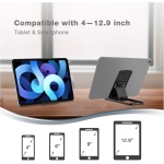 KOOCHUWAH Teclado K08 Bluetooth con Touchpad QWERTY Español, Compatible con iPad Galaxy Tab Tablets Portátil Teléfonos Inteligentes. - Imagen 9