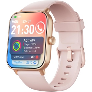 Reloj Inteligente Mujer con Llamadas y Alexa Incorporada,1.8" Smartwatch Mujer con Pulsómetro/sueño/SpO2,WhatsApp Notificaciones,110 Modos Deportivos, Reloj Deportivo Impermeable IP68 para Android iOS