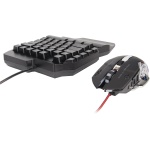 Juego de Convertidor de Ratón y Teclado para Juegos Móviles, Adaptador de Ratón y Teclado Mecánico RGB Inalámbrico con Cable Combo con Fundición de Pantalla - Imagen 8