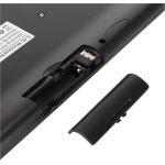 AMONIDA Kit de Ratón de Teclado Inalámbrico Inteligente, Tecla Silenciosa Compacta, Combo de Ratón Inalámbrico Portátil, Baja Potencia, Antideslizante para Oficina (Negro) - Imagen 9