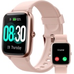 GRV Smartwatch, Pulsera Actividad Inteligente IP68 Impermeable Reloj Inteligente Mujer Hombre con Pulsómetro Monitor de Sueño Podómetro Notificación de Mensajes Reloj Deportivo (Rosa) - Imagen 1