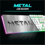 SPIRIT OF GAMER x MK600 | Pack Teclado Ratón Inalámbrico Gamer Blanco Recargable RGB | Diseño QWERTZ Alemán Retroiluminado | Gaming Keyboard Semi Mecánico | Wireless Mouse 4800 DPI | PS4/PS5, PC, Xbox - Imagen 4