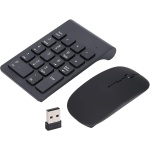 Vikye Combo de Ratón con Teclado Numérico Inalámbrico de 2,4 GHz, Plug and Play, 1200 dpi, Tamaño Portátil, Amplia Compatibilidad - Imagen 8