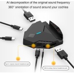 Juego de Convertidor de Ratón y Teclado para Juegos Móviles, Adaptador de Ratón y Teclado Mecánico RGB Inalámbrico con Cable Combo con Fundición de Pantalla - Imagen 2