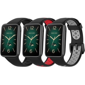 MIJOBS Correas de Repuesto para Xiaomi Band 7 Pro Smartwatch Correa de Reloj de Silicona Cómoda y Transpirable Pulseras Deportivas Compatibles con Xiaomi Band 7 Pro Pulsera