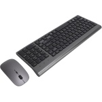 Ratón de Teclado Inalámbrico de 2,4G, Adaptador USB, Combinación de Teclado y Ratón Inalámbricos, Teclas Duraderas Silenciosas para Estudio (Gris Oscuro) - Imagen 5