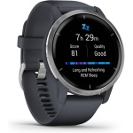 Garmin Venu 2 - Reloj inteligente con GPS, música y deportes, Azul Grafito, 45 mm - Imagen 1