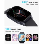 TOOBUR Reloj Inteligente Mujer Hombre, Smartwatch Alexa Incorporada IP68 Sumergible con Llamada/Seguimiento del Frecuencia Cardíaca/Sueño/100 Deportes Compatible Android iOS - Imagen 7