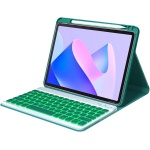 GUPENAA Verde, Funda Teclado Español (Incluye Ñ) para Huawei MatePad 11 (10.95) 2021 (DBY-W09), Retroiluminación de 7 Colores, Teclado Bluetooth Inalámbrico Magnético Desmontable con Ratón - Imagen 2