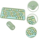 HEMOTON 1 Juego Conjunto De Ratón De Teclado Ratón Inalámbricos Legami Cuaderno Ratones Inalámbricos Ratón Inalambrico Mouse Inalambrico Combinacion Computadora Abdominales Portátil - Imagen 8