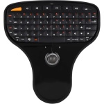 ASHATA Mini Teclado Inalámbrico de 2,4 GHz con Ratón Trackball, Rueda de Desplazamiento, Teclado Multimedia USB, Control Remoto Inalámbrico QWERTY para Windows, Smart TV, PC y Portátil - Imagen 6