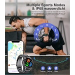 LIGE Reloj Inteligente para Hombre, con Llamada Bluetooth, 1,39 Pulgadas, HD,Reloj Inteligente con Frecuencia Cardíaca, Monitor de Sueño/Podómetro, 111 Modos Deportivos IP68, Impermeable, - Imagen 4