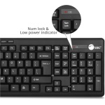 Siig JK-WR0T12-S1 Teclado inalámbrico de 102 Teclas de tamaño estándar con ratón óptico inalámbrico de 3 Botones - Imagen 8