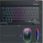 CHUNXVLI Kit Teclado Y Ratón Juego De Teclado Y Ratón, Ratón, Tableta, Teclado, Teclado Inalámbrico, Teclado Portátil, Ratón Teclado Y Mouse - Imagen 2