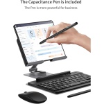COQUE Samsung Galaxy Z Fold 4 Kit de Teclado de Oficina móvil,Teléfono AR Eje Giratorio+Pluma+Ratón inalámbrico,Funda Kit para teléfonos Plegables Samsung Fold4/Fold3/Fold2/Fold1-Negro - Imagen 3